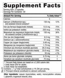 multi minerals (nordic naturals) supplement facts