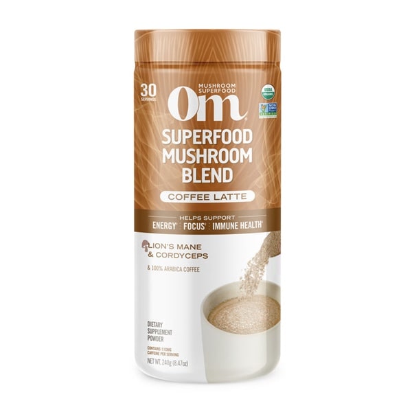 mushroom coffee latte blend (om mushrooms)