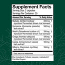 mycobotanicals blood sugar host defense supplement facts