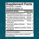 mycobotanicals stress decompress host defense supplement facts