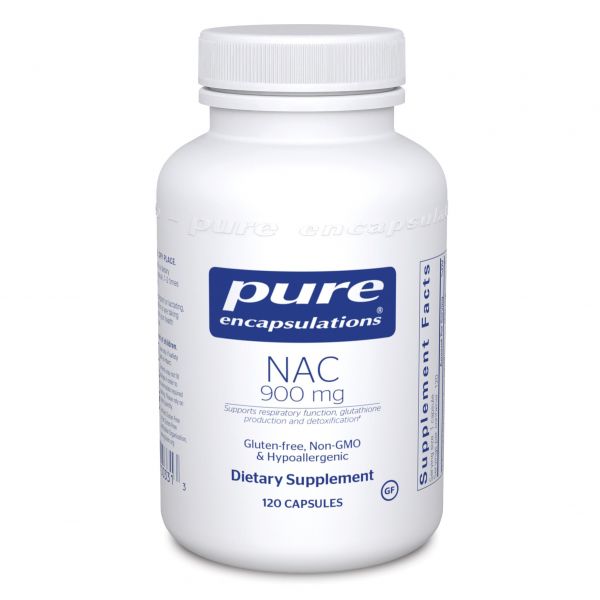 NAC (n-acetyl-l-cysteine) 900 mg (Pure Encapsulations)