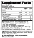 nordic omega-3 fishies (nordic naturals) supplement facts