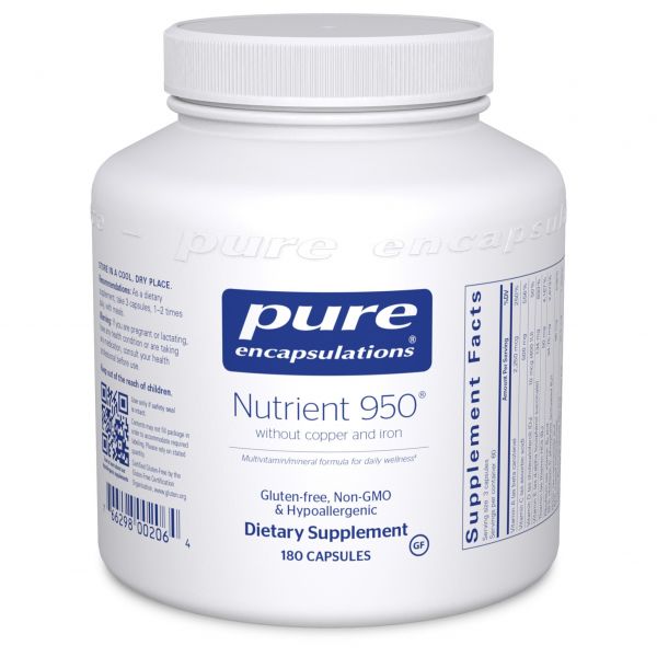 Nutrient 950 W/O Cu & Fe (Pure Encapsulations)