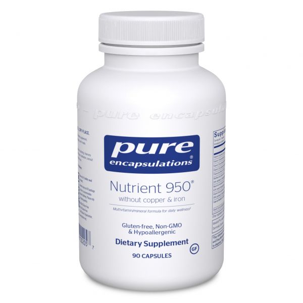 Nutrient 950 W/O Cu & Fe (Pure Encapsulations)