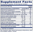 osteoblend vitanica supplement facts