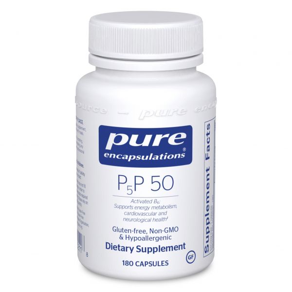 P5P 50 (activated B6) 180ct - (Pure Encapsulations)