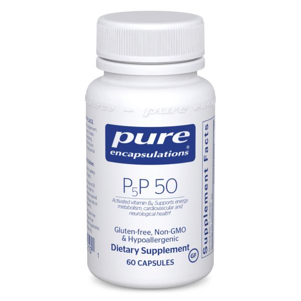 P5P 50 (activated B6) 60ct - (Pure Encapsulations)