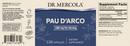 pau d'arco dr. mercola label