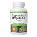 peppermint + oregano oil (natural factors)