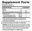 postnatal omega-3 lemon (nordic naturals) supplement facts