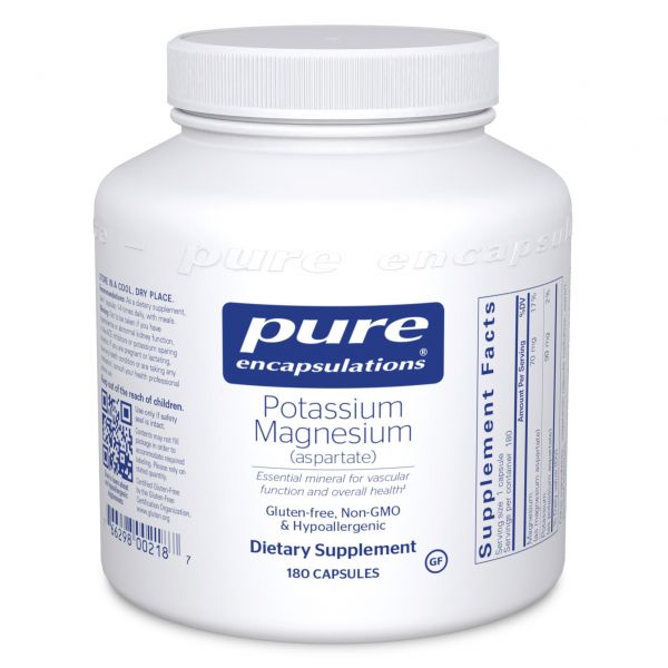 Potassium Magnesium (aspartate) 180's (Pure Encapsulations)