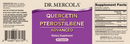 quercetin and pterostilbene advanced dr. mercola label