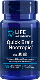 quick brain nootropic (life extension)