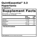 quintessential 3.3 10 sachets quicksilver scientific supplement facts