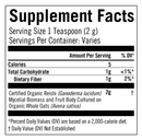 reishi mushroom powder (om mushrooms) supplement facts