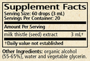 silybum milk thistle wise woman herbals supplement facts