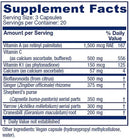 slow flow vitanica supplement facts