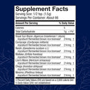 stamets 7 mushroom powder host defense supplement facts