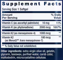 super k (life extension) supplement facts