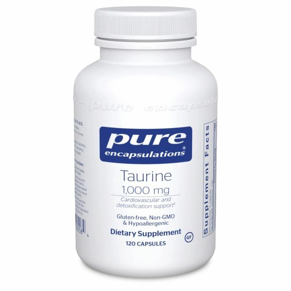 taurine 1000 mg pure encapsulations