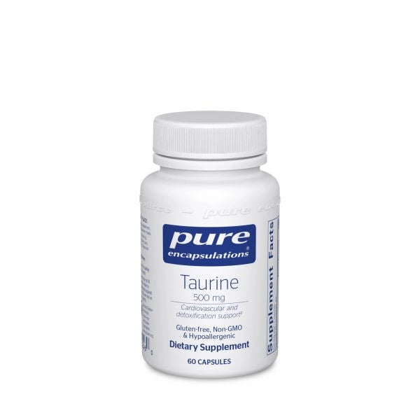taurine 500 mg pure encapsulations