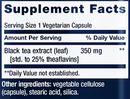 theaflavin standardized extract (life extension) supplement facts