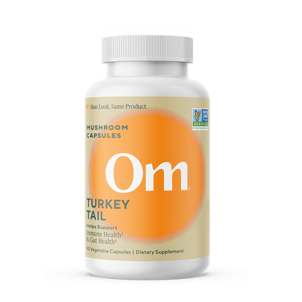 turkey tail mushroom superfood capsules (om mushrooms)