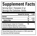 turkey tail powder (om mushrooms) supplement facts