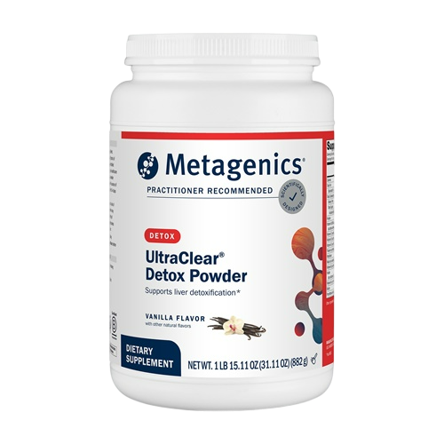 ultraclear detox powder vanilla metagenics