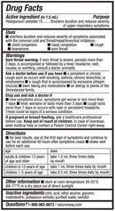 umcka coldcare alcohol-free drops (nature's way) drug facts