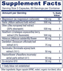 vasoblend supplement facts
