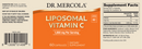 liposomal vitamin c dr. mercola label