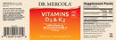 vitamin d3 & k2 dr. mercola label