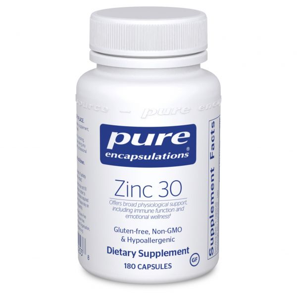 Zinc 30 180ct (Pure Encapsulations)