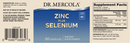 zinc plus selenium dr. mercola label