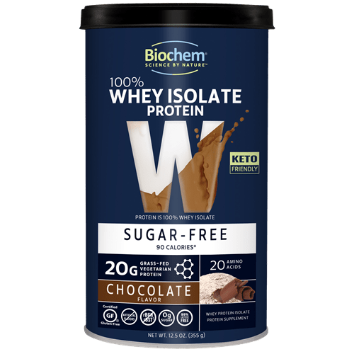 100% Whey Chocolate Sugarfree (Biochem) Front