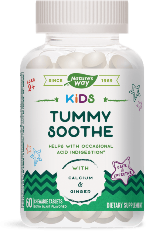 Natures Way Kids Tummy Soothe 60 Chewable Tablets (Nature's Way)