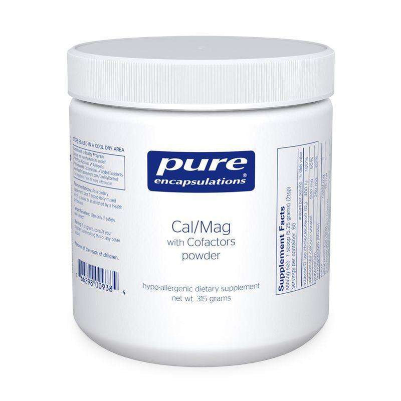 Cal Mag with Cofactors Powder 315 g Pure Encapsulations