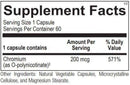 reacted chromium ortho molecular supplement