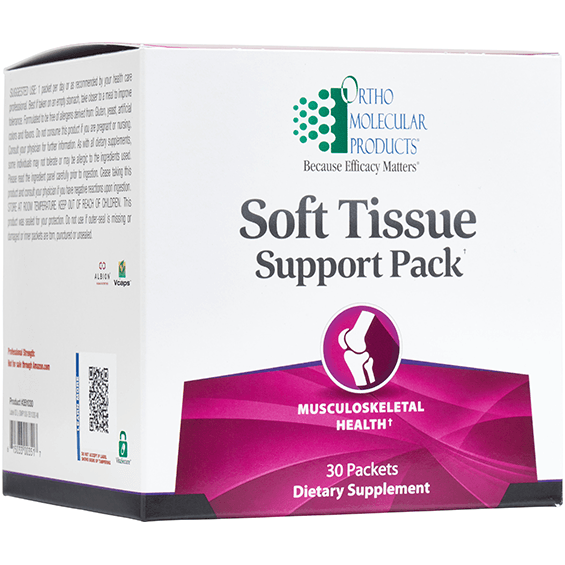 soft tissue support pack 30 packets ortho molecular products