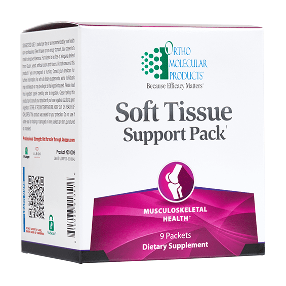 soft tissue support pack 9 packets ortho molecular products