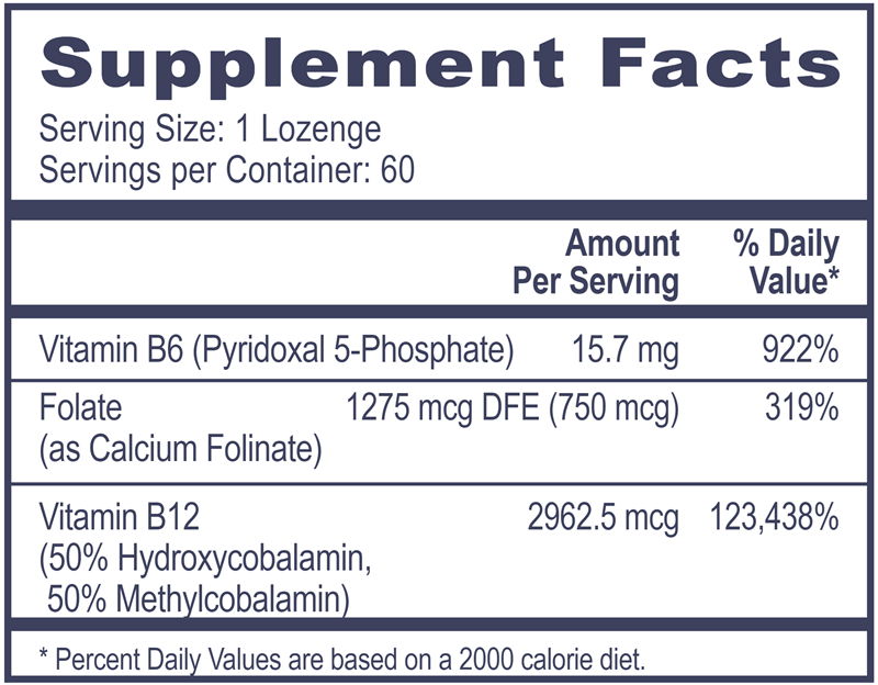 3B complex professional health products supplement facts