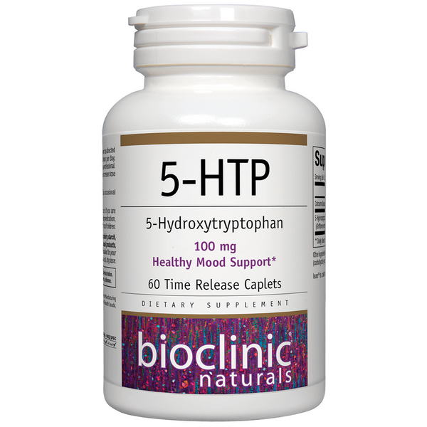 5-HTP 100 mg (Bioclinic Naturals) Front