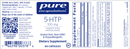 5-htp 100 mg pure encapsulations label