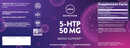 5-htp 50 mg (metabolic response modifier) label