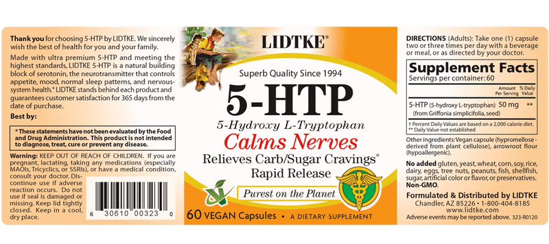 5-htp (lidtke) label