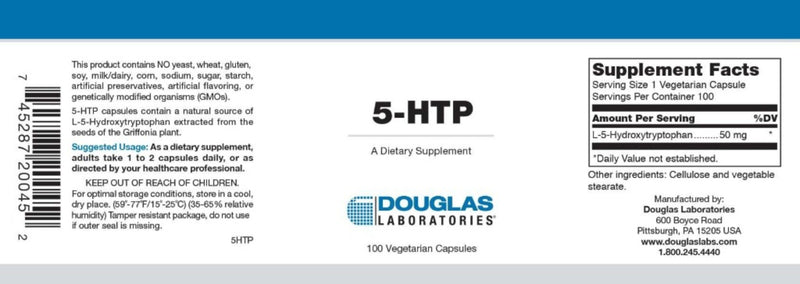 5-Htp | 5htp Douglas Labs Label