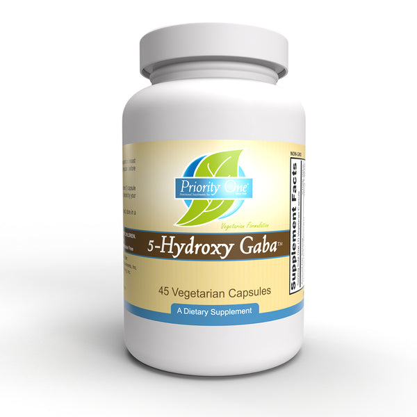 5-Hydroxy Gaba (Priority One Vitamins) 45ct Front