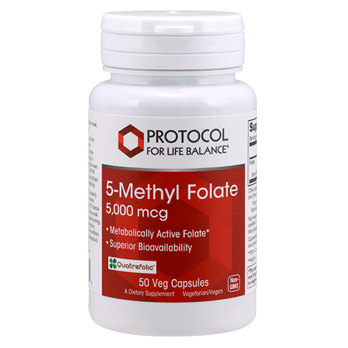 5 Methyl Folate 5,000 mcg (Protocol for Life Balance)