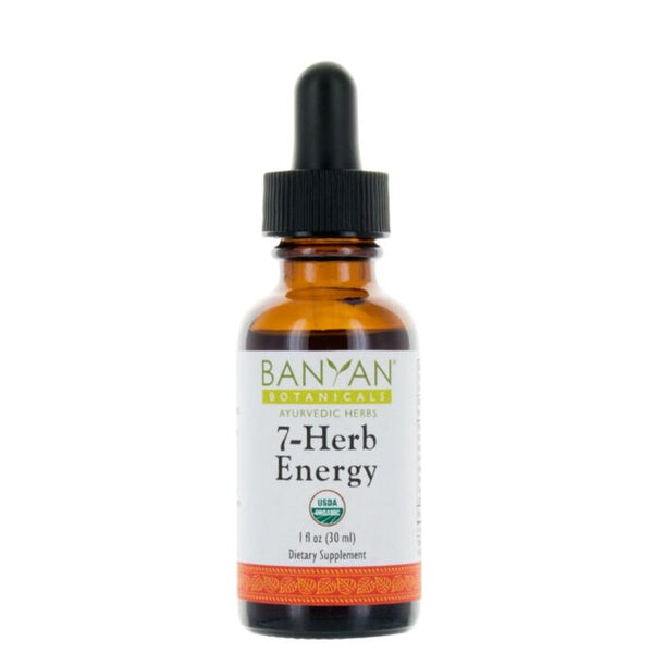 7 Herb Energy Liquid Organic (Banyan Botanicals) Front
